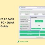 turn on auto clicker